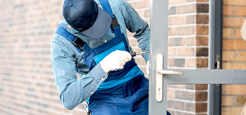 Pivot Storefront Door Locks Installation in Midland, ON